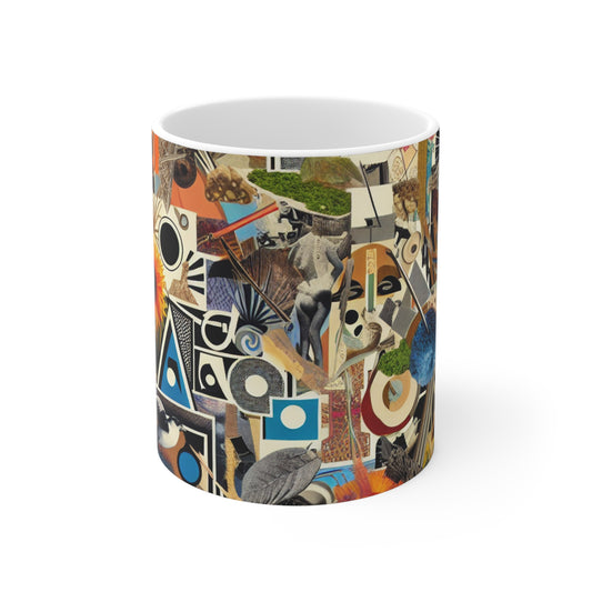 "Mysterious Poetry of the Natural World" - The Alien Ceramic Mug 11oz Dadaism Style