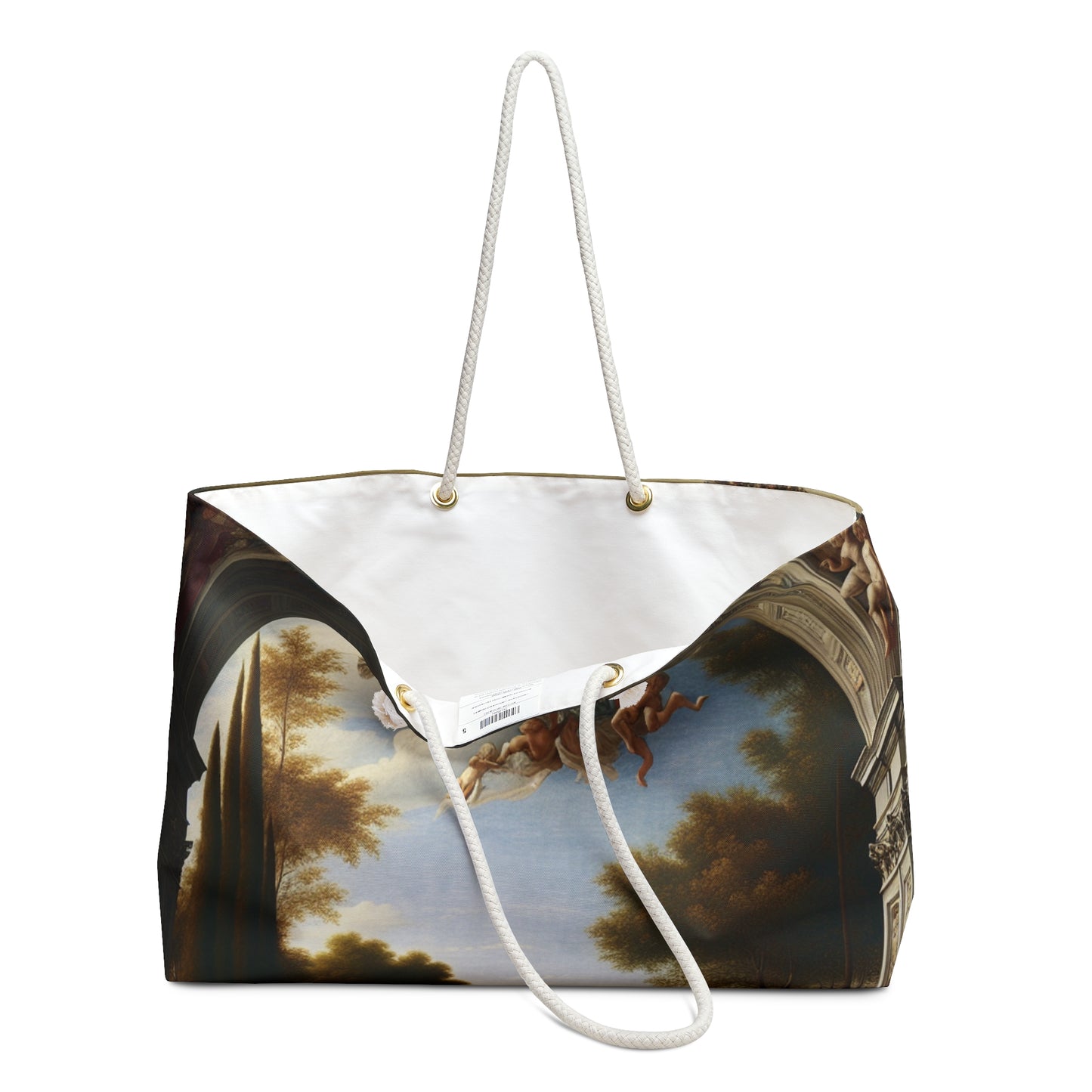 "A City Renaissance: Blending Classical Elegance with Modern Urban Energy" - The Alien Weekender Bag Renaissance Art