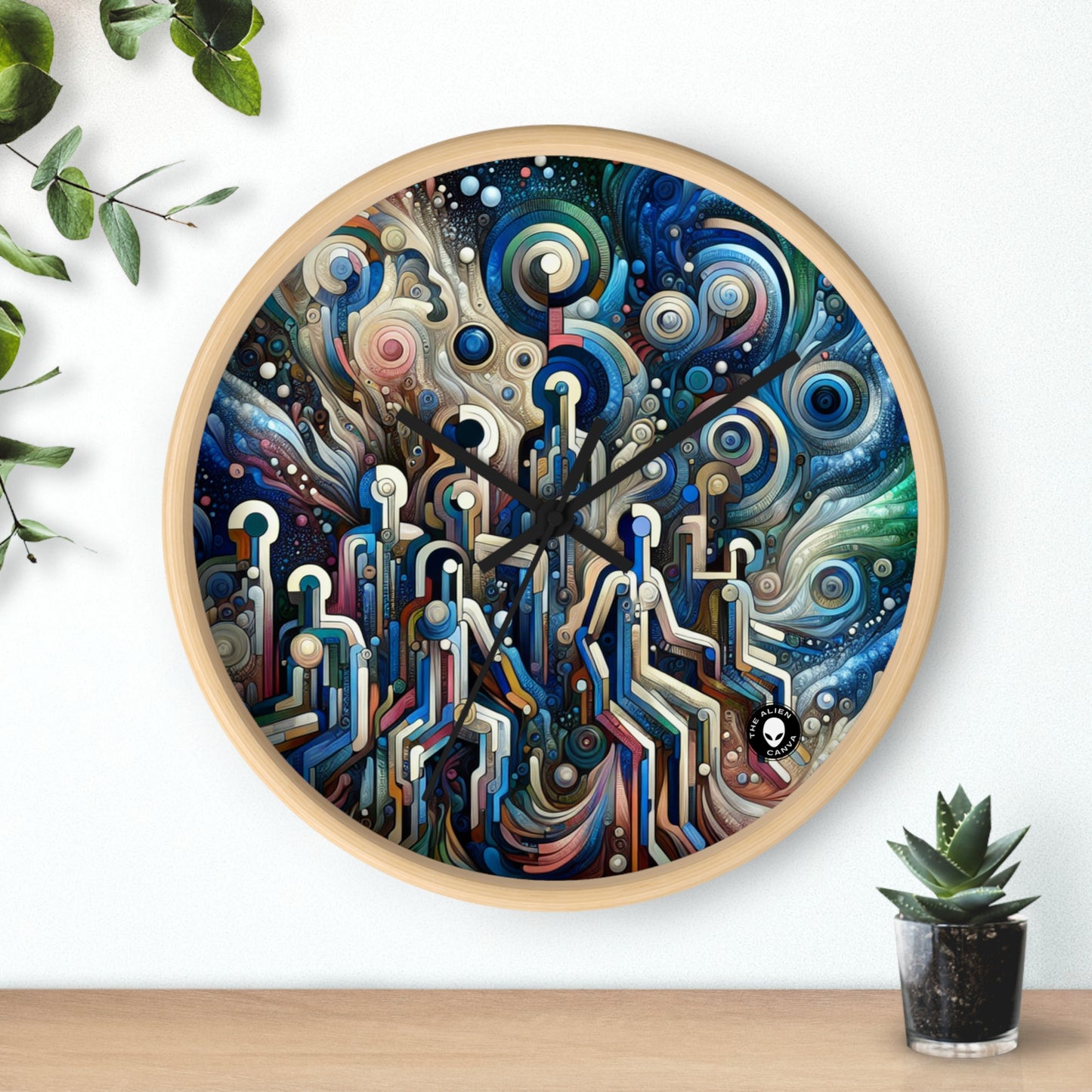 "Elegancia divina: salón de baile de dioses y diosas inspirado en el manierismo" - The Alien Wall Clock Manierism