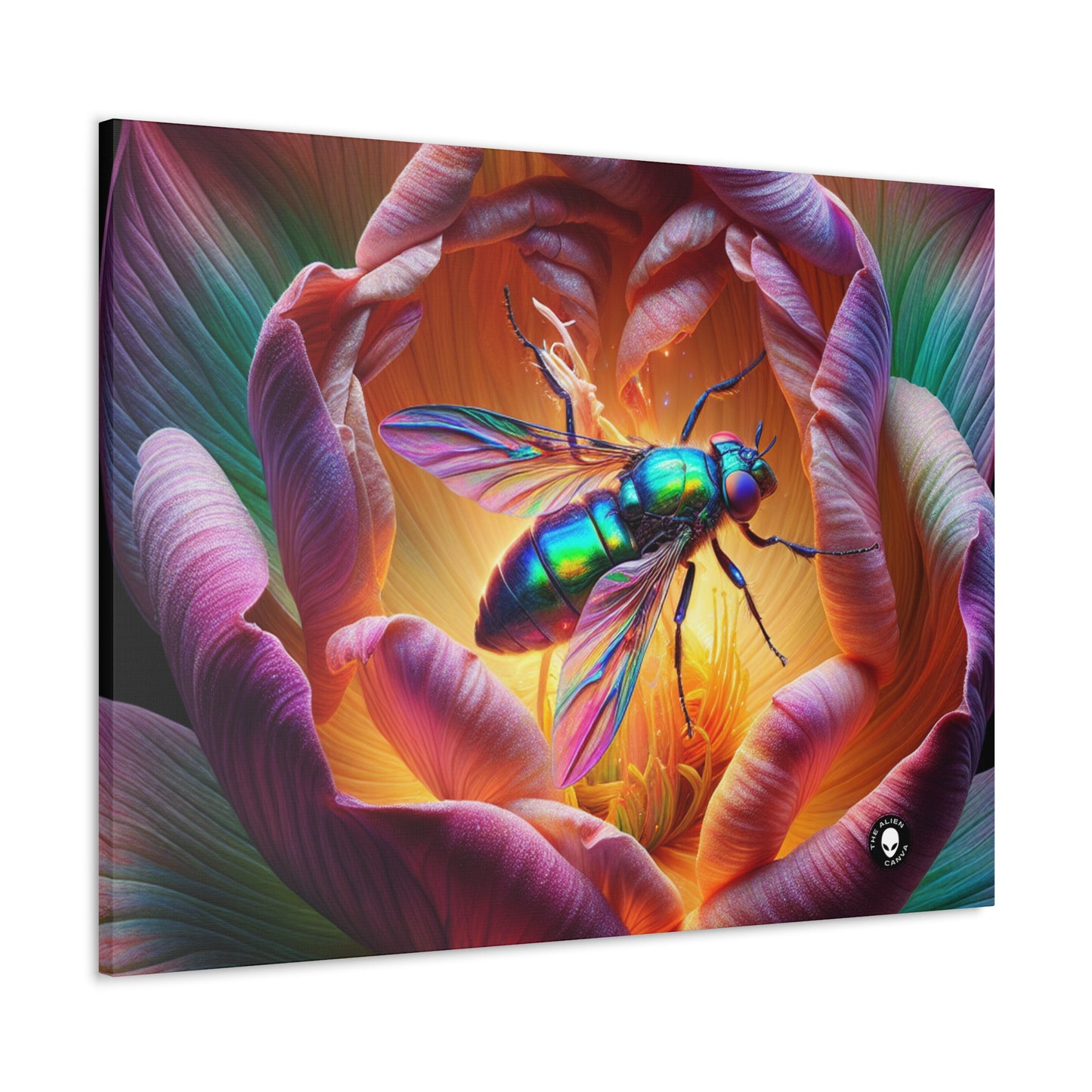 "The Beauty of Nature: A Hyperrealistic Insect Mosaic" - The Alien Canva Hyperrealism