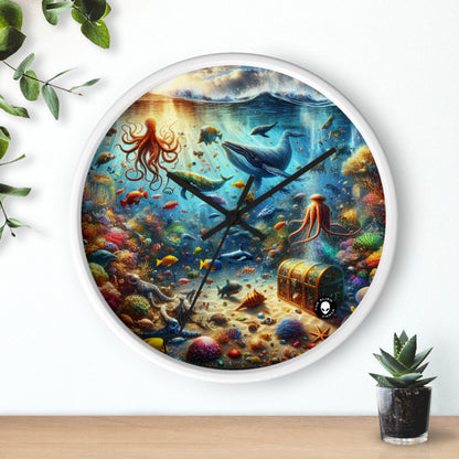 "Underwater Wonderland" - The Alien Wall Clock