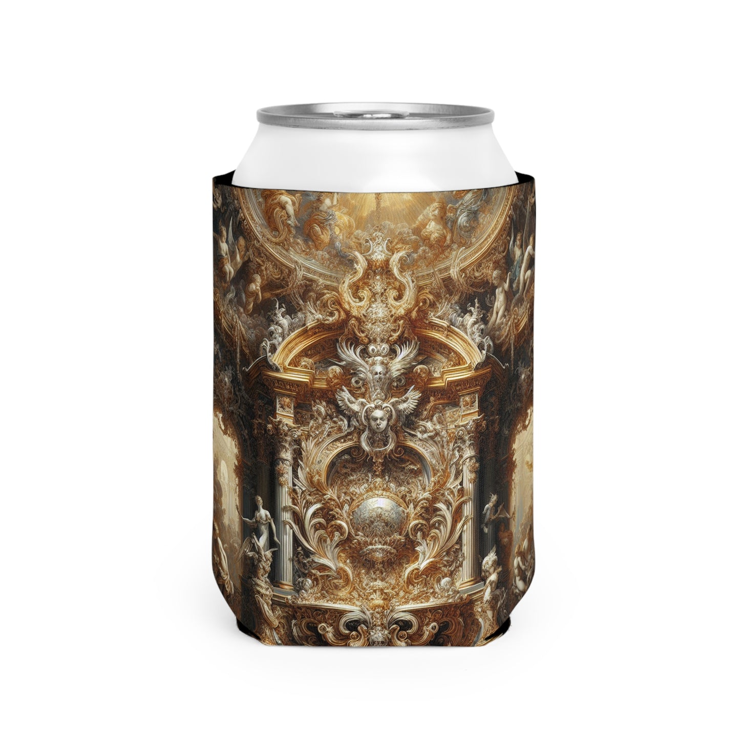 "Baroque Banquet: A Feast of Opulence" - The Alien Can Cooler Sleeve Baroque