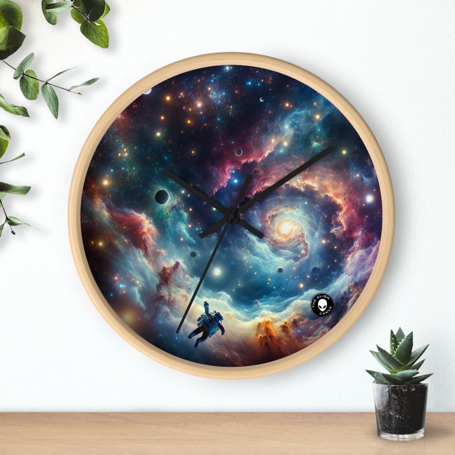 "Galactic Explorer" - The Alien Wall Clock