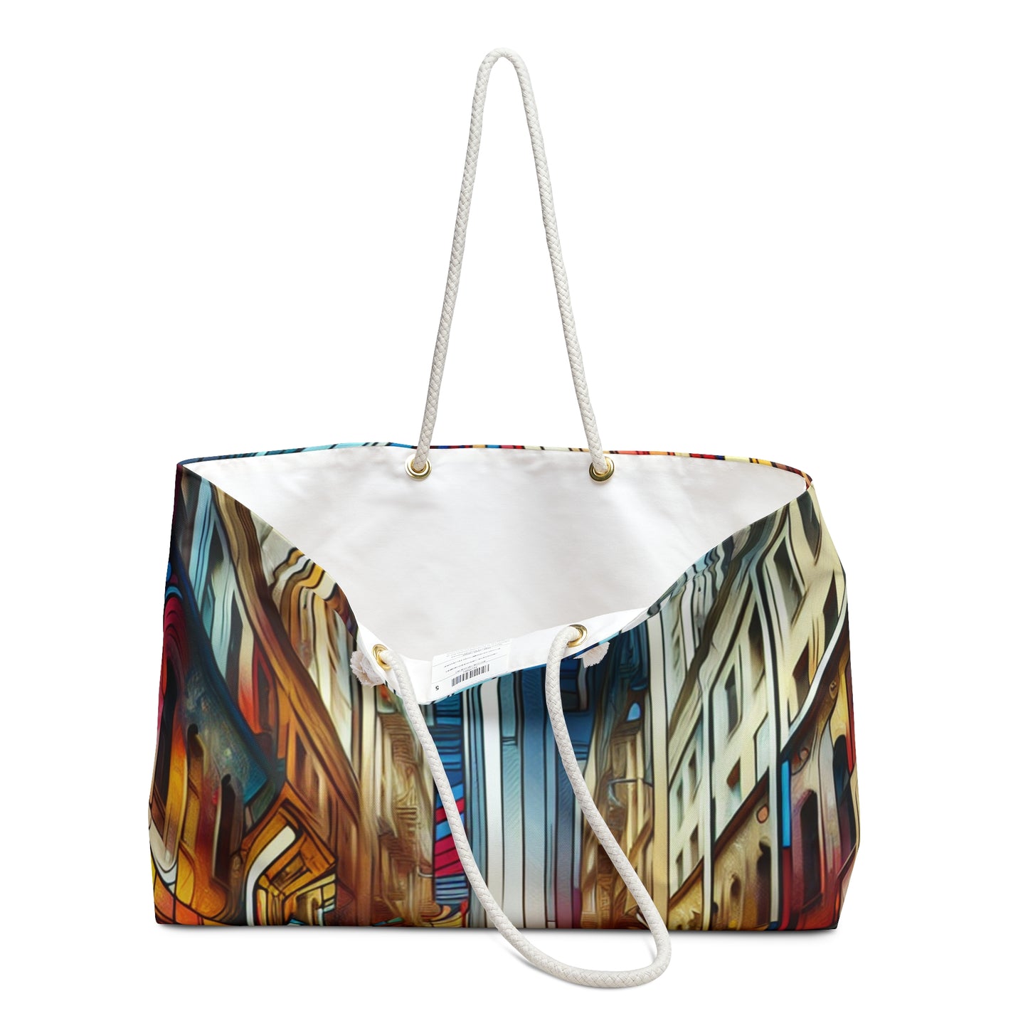 "Urban Ecosystem: A Graffiti Fusion" - The Alien Weekender Bag Graffiti Art