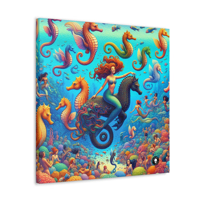 "Seahorse Serenade: Un mágico viaje submarino" - The Alien Canva