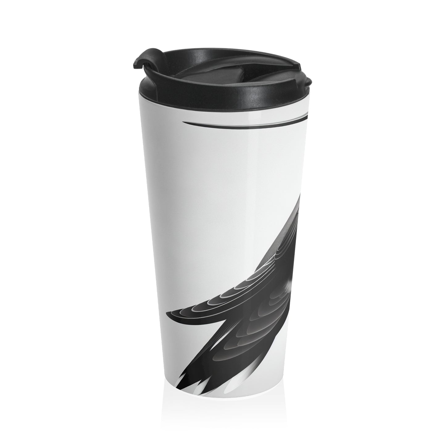 "A Melodic Moment" - The Alien Stainless Steel Travel Mug Minimalism Style