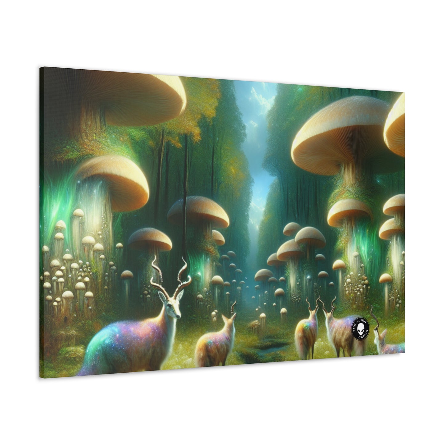 « Mystical Mushroom Grove » - La Toile Alien