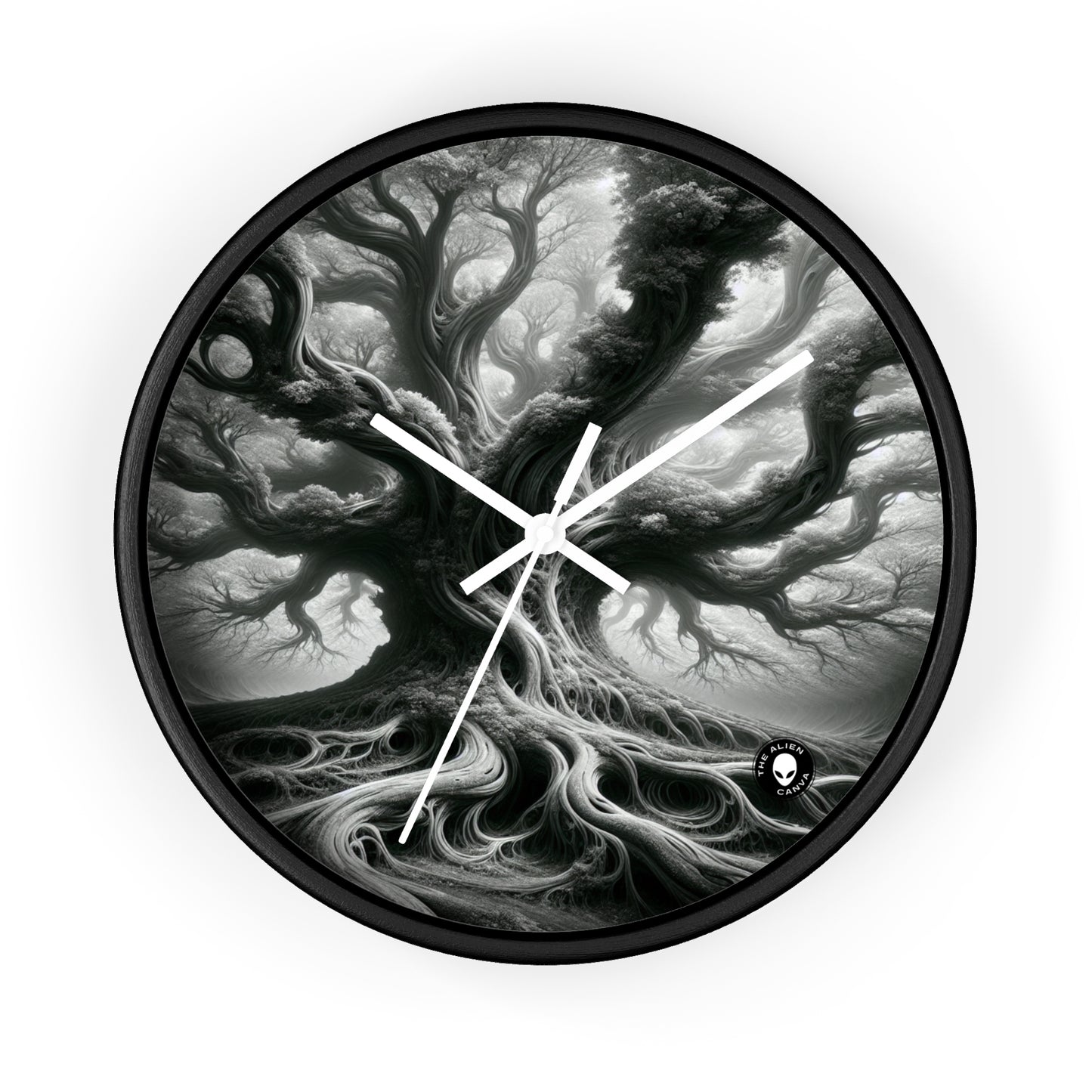 « Fantasy Arboretum : une carte de l'imagination » - L'horloge murale extraterrestre