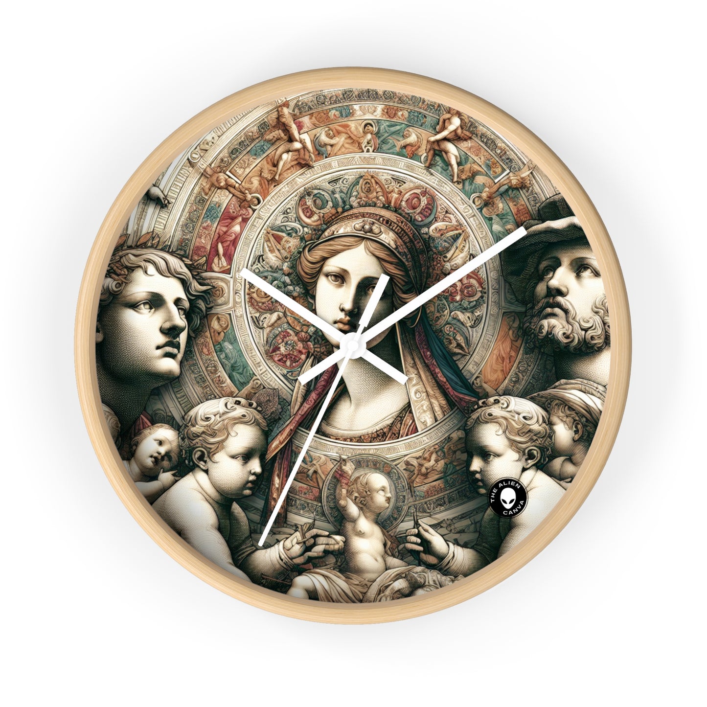 "Banquete místico: una fantasía renacentista" - El reloj de pared alienígena Renaissance