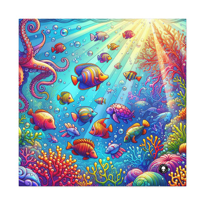 "Seaside Soiree: A Dance Party Under the Sea" - The Alien Canva