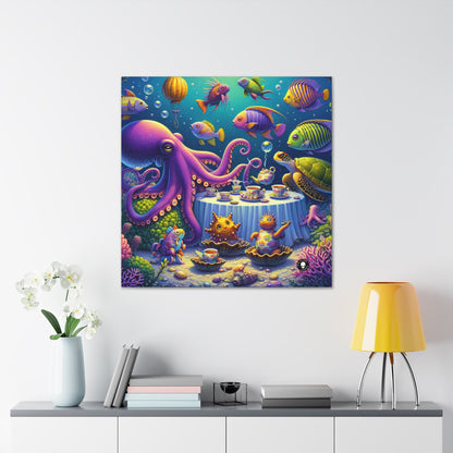 "L'heure du thé sous la mer" - The Alien Canva