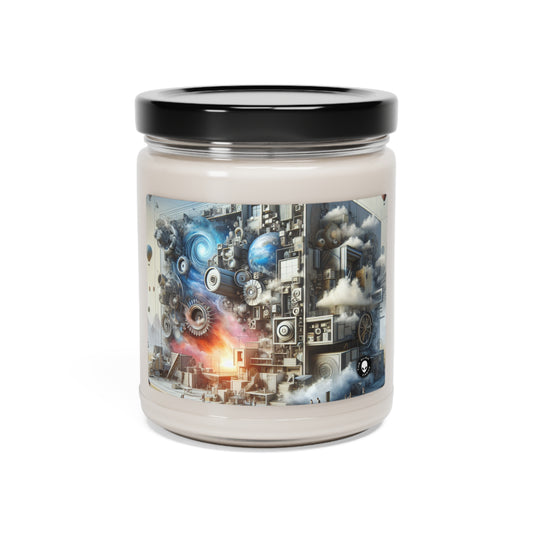 "Symbolic Transformations: Conceptual Realism in Everyday Objects" - The Alien Scented Soy Candle 9oz Conceptual Realism