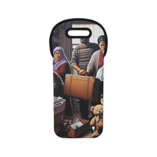 "Uprooted: A Portrait of Displacement" - The Alien Wine Tote Bag Social Realism