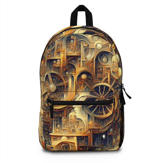 "Unidad en armonía vibrante: una exploración metafísica abstracta" - The Alien Backpack Metaphysical Art