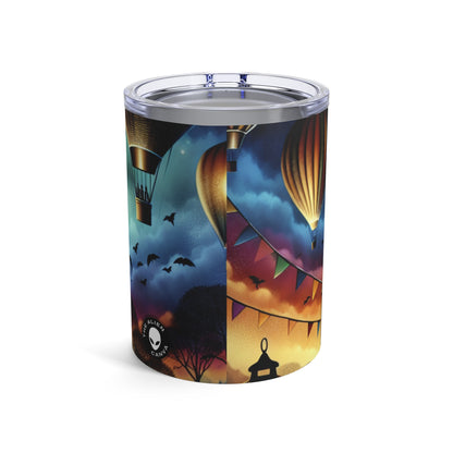 "Globos majestuosos al anochecer" - Vaso Alien de 10 oz