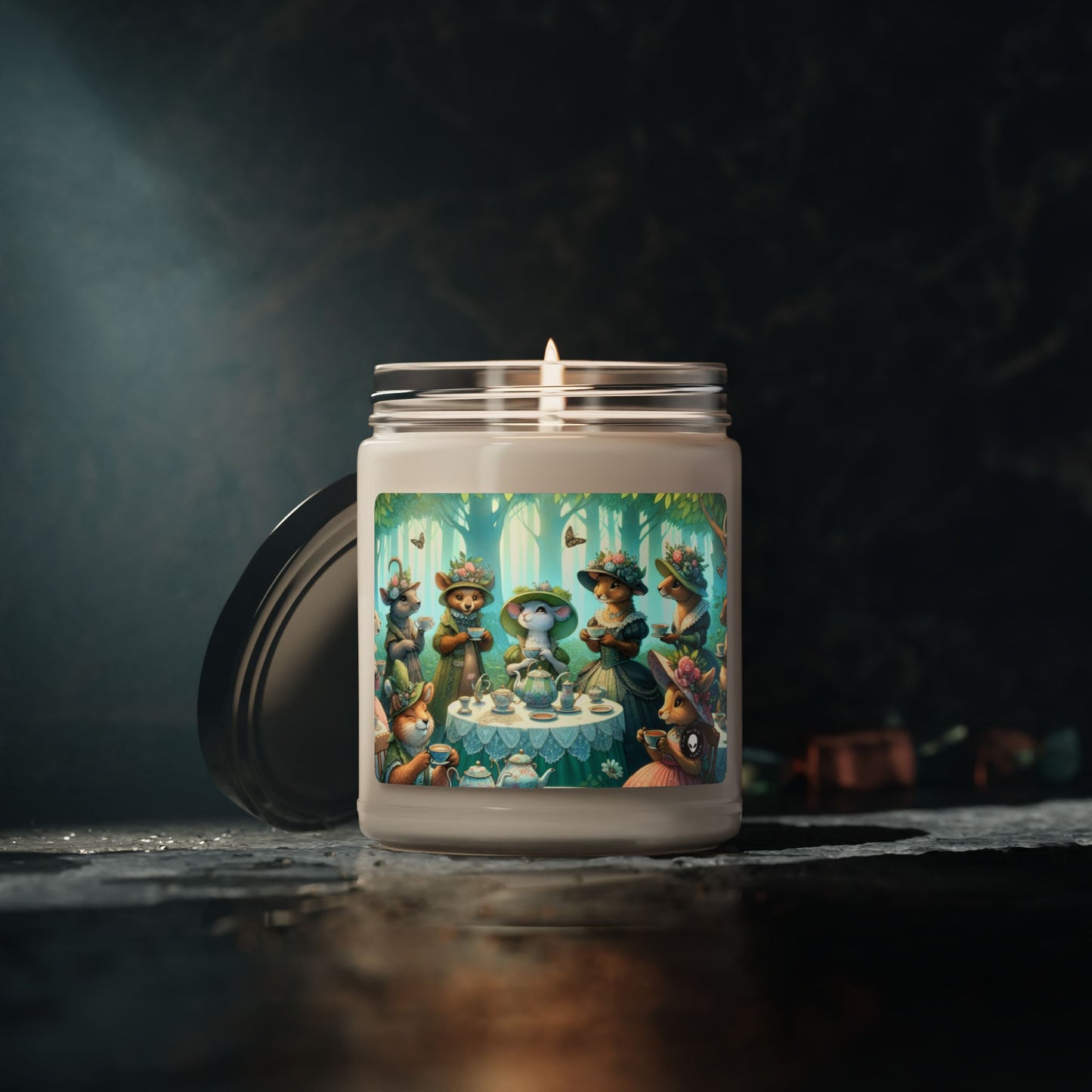 "Fancy Hats and Teacups: A Woodland Tea Party" - The Alien Scented Soy Candle 9oz