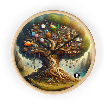 "The Tree of Curiosities" - The Alien Wall Clock