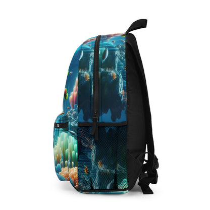 "Neon Reef: A Surreal Underwater Symphony" - The Alien Backpack