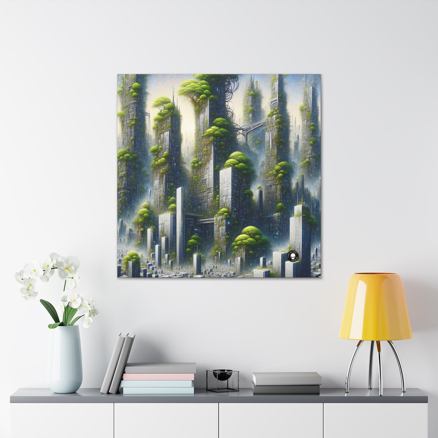 "Biodome Cityscape" - The Alien Canva