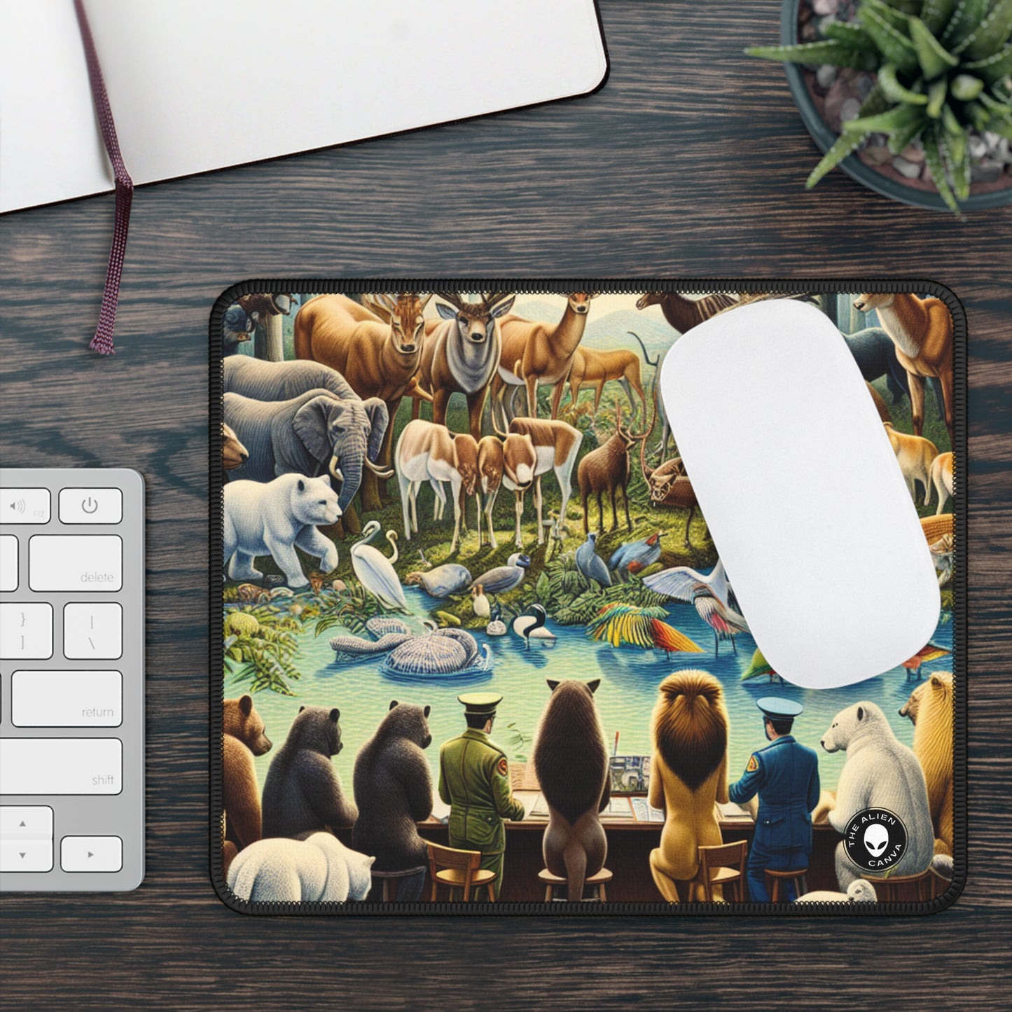 "United Wildlife : Gardiens de Gaia" - Le tapis de souris Alien Gaming