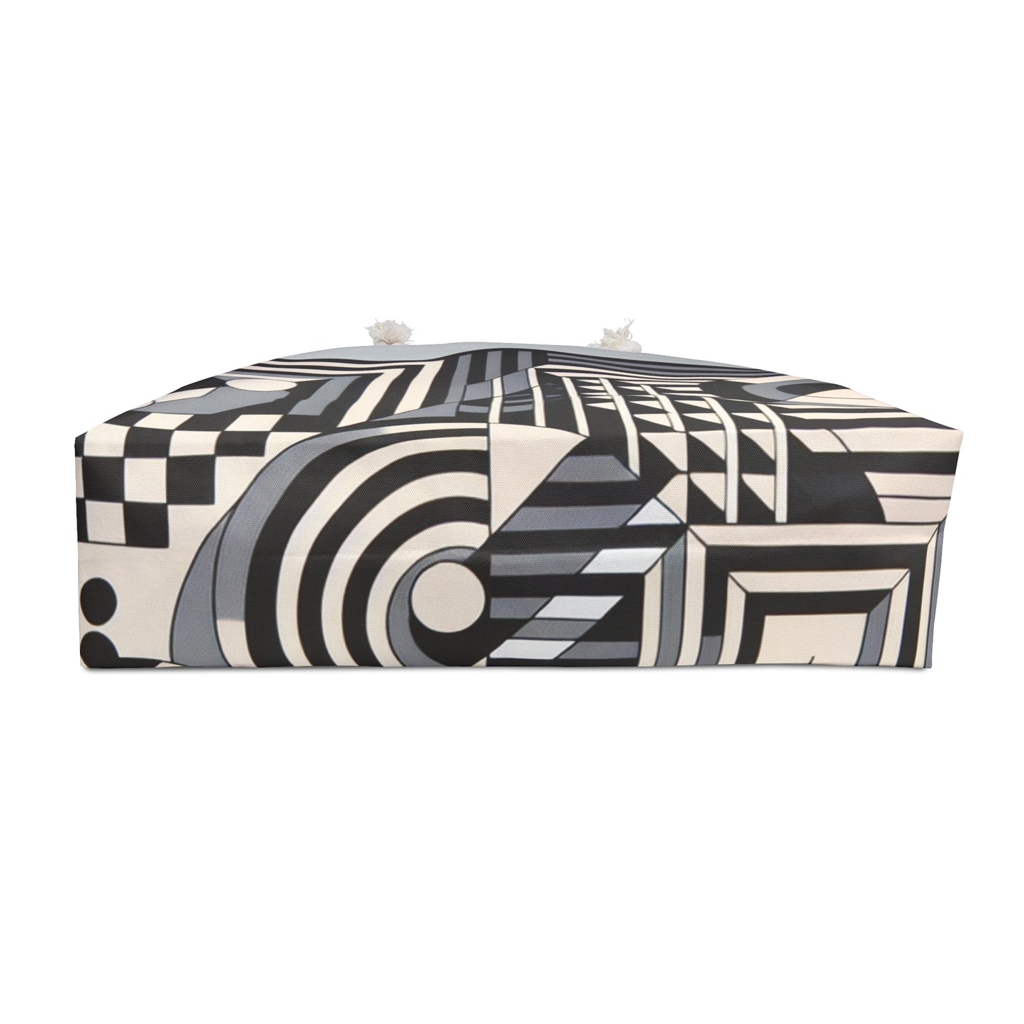 "Mesmerize: Geometría Op Art audaz en blanco y negro" - The Alien Weekender Bag Op Art