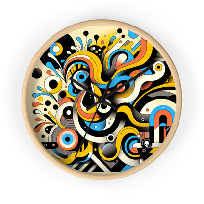 "Dada Fusion: A Whimsical Chaos of Everyday Objects" - The Alien Wall Clock Neo-Dada