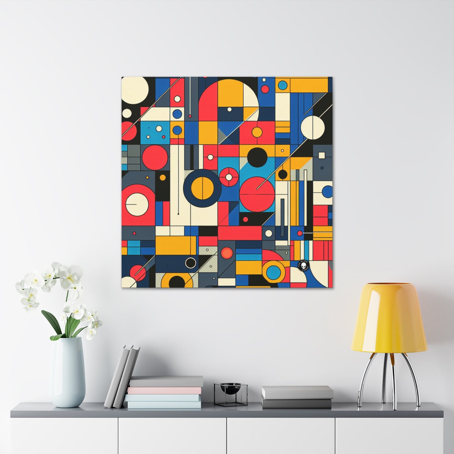 "Harmony in Nature: Geometric Abstraction" - The Alien Canva Geometric Abstraction