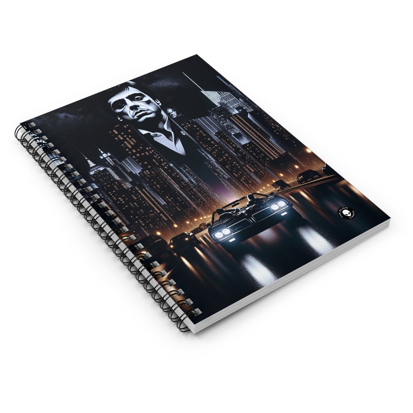 "The World is Mine: A City Drive" - The Alien Spiral Notebook (Ruled Line)