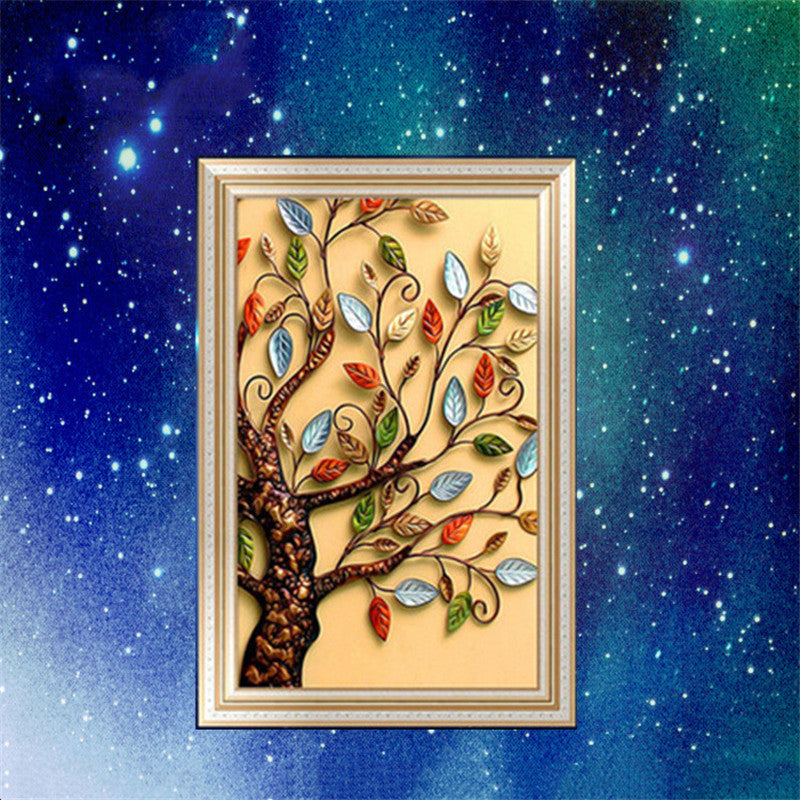 Arbre de fortune en peinture diamant 5D