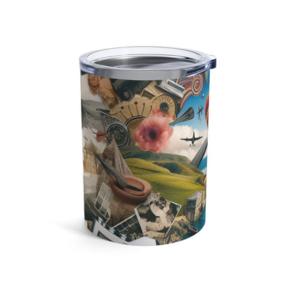 "Métropole NatureTech : une vision de coexistence harmonieuse" - Photomontage Alien Tumbler 10oz