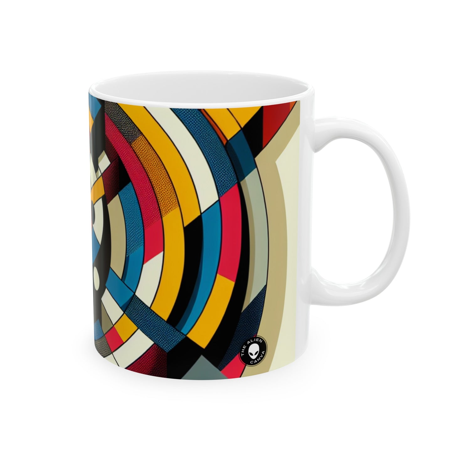 "Digital Revolution: A Constructivist Perspective" - The Alien Ceramic Mug 11oz Constructivism