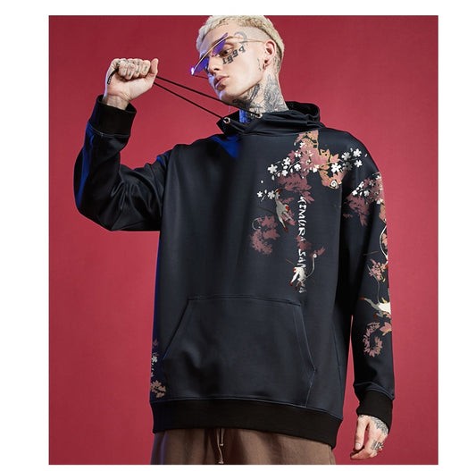 Sudadera estampada con capucha