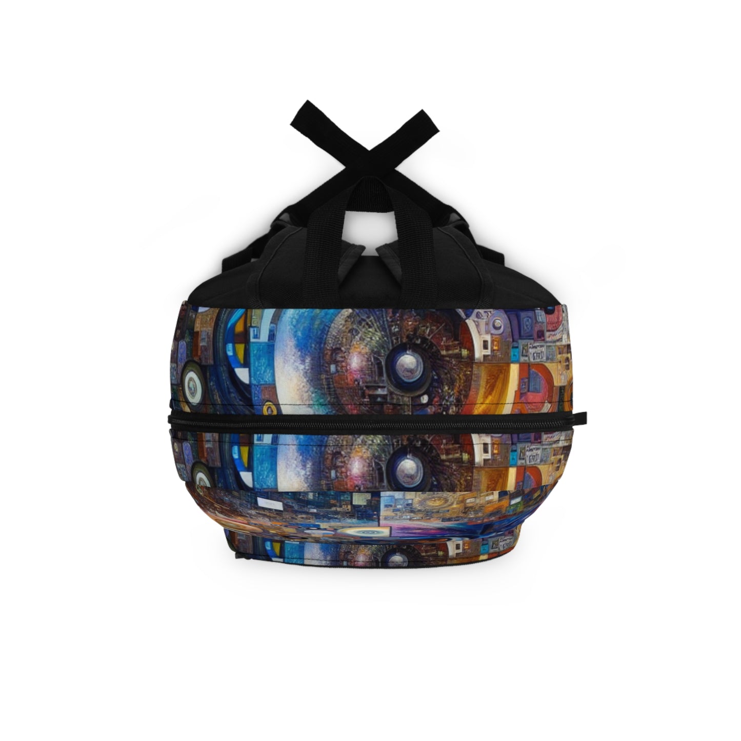 "Perception Distorted: A Postmodern Commentary on Reality" - The Alien Backpack Postmodern Art