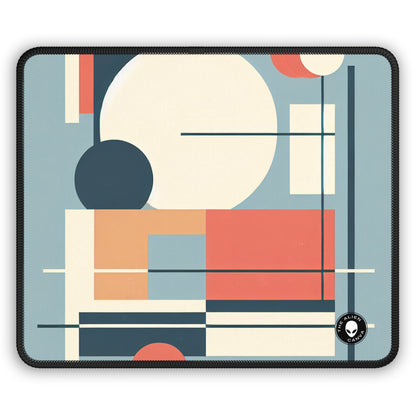 "Minimalistic Serenity: Tranquil Sunset Reflections" - The Alien Gaming Mouse Pad Minimalism