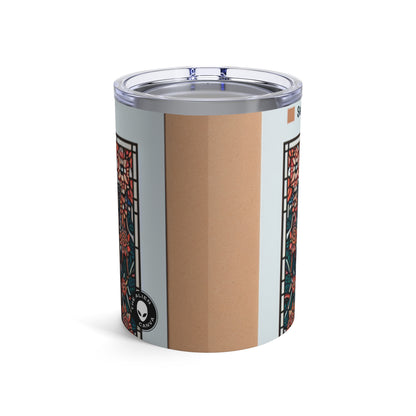 "Resilience Unveiled: A Postcolonial Celebration" - The Alien Tumbler 10oz Postcolonial Art