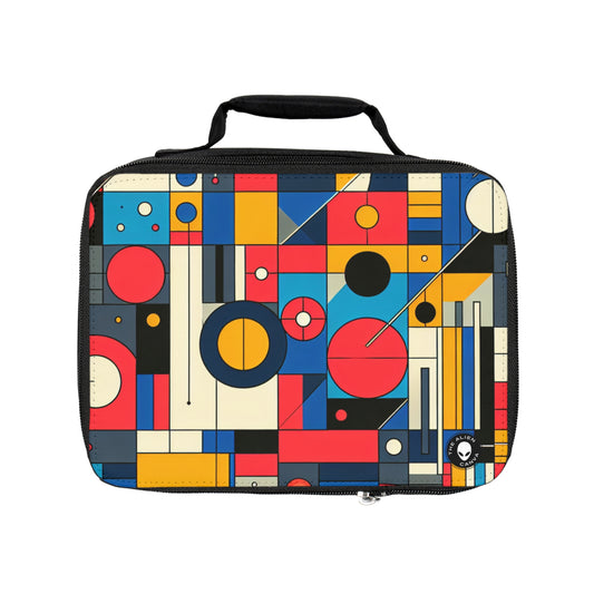 "Harmony in Nature: Geometric Abstraction"- The Alien Lunch Bag Geometric Abstraction