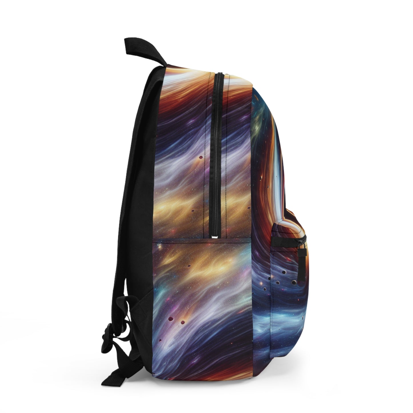 "Galactic Vortex: The Colorful Dance of Stars and Planets" - The Alien Backpack