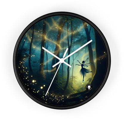 "Bosque Encantado: Baile de Luciérnagas" - El Reloj de Pared Extraterrestre