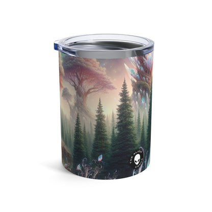 "Bosque de Cristal: Un Reino Mágico" - Vaso Alien de 10 oz