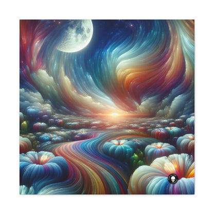 « Ciel arc-en-ciel, fleurs au clair de lune » – The Alien Canva