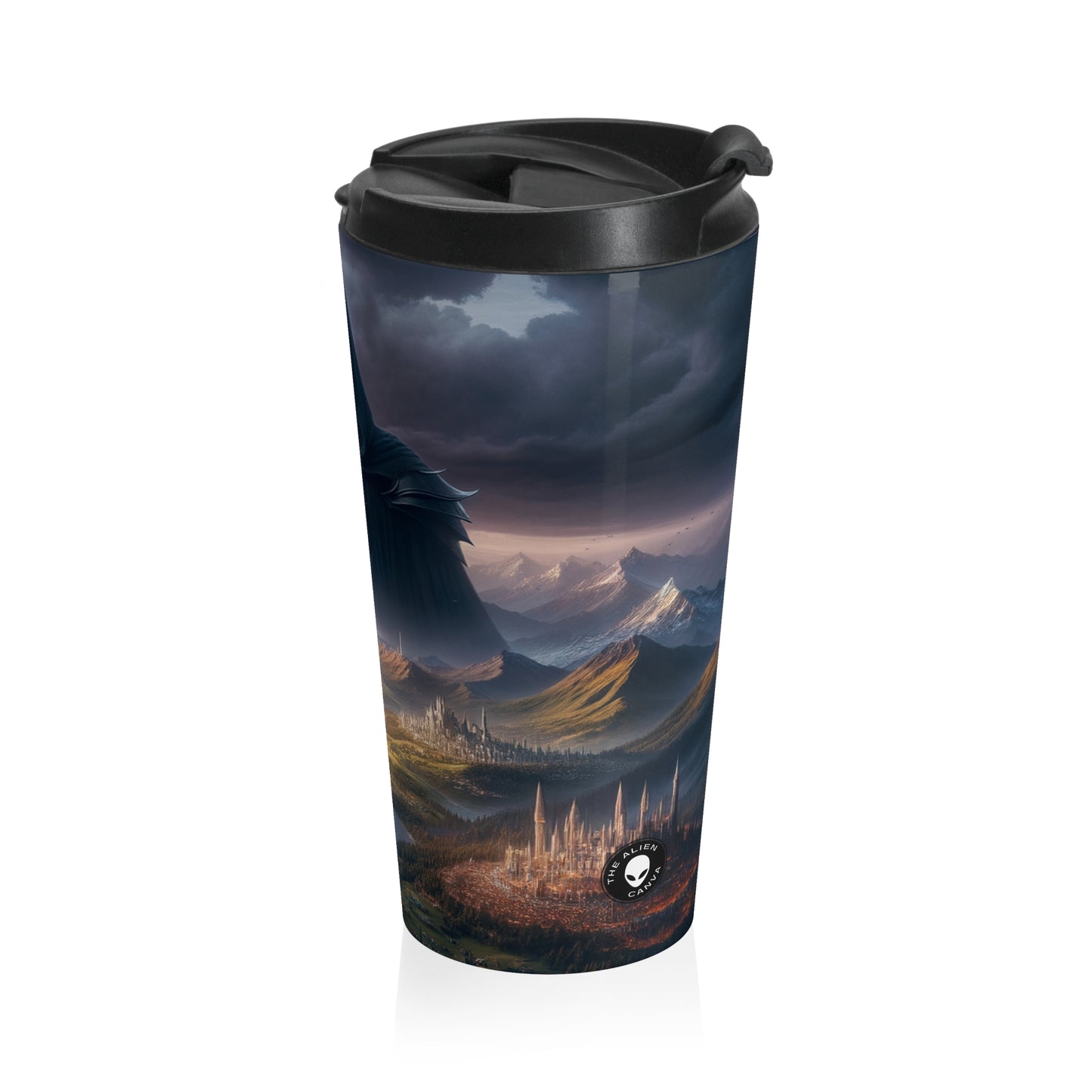 "Sauron's Reclamation: The Darkening of Middle Earth" - The Alien Stainless Steel Travel Mug