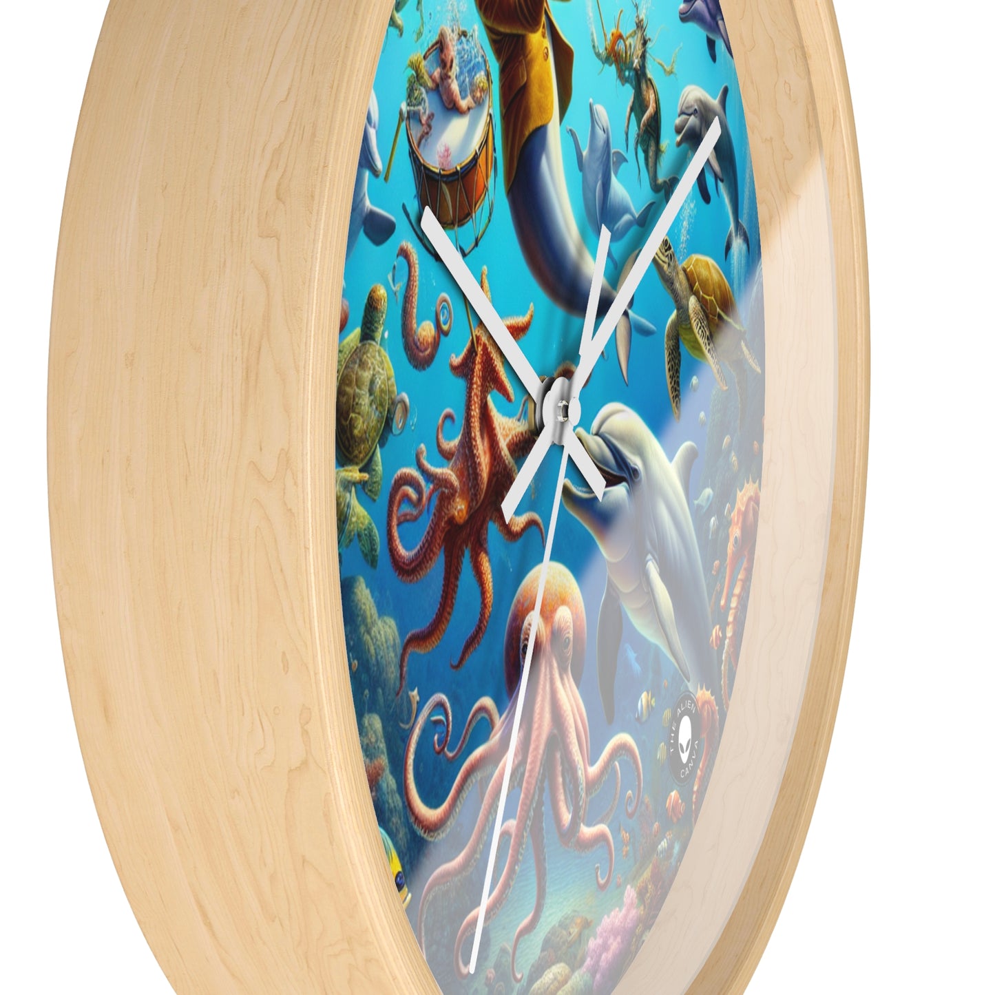 "Musical Reef Spectacle" - The Alien Wall Clock