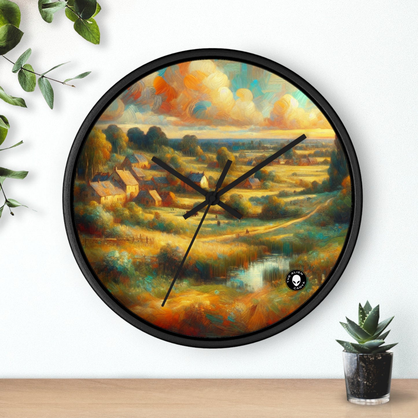 "Fairy Forest Twilight" - The Alien Wall Clock Neoromanticism