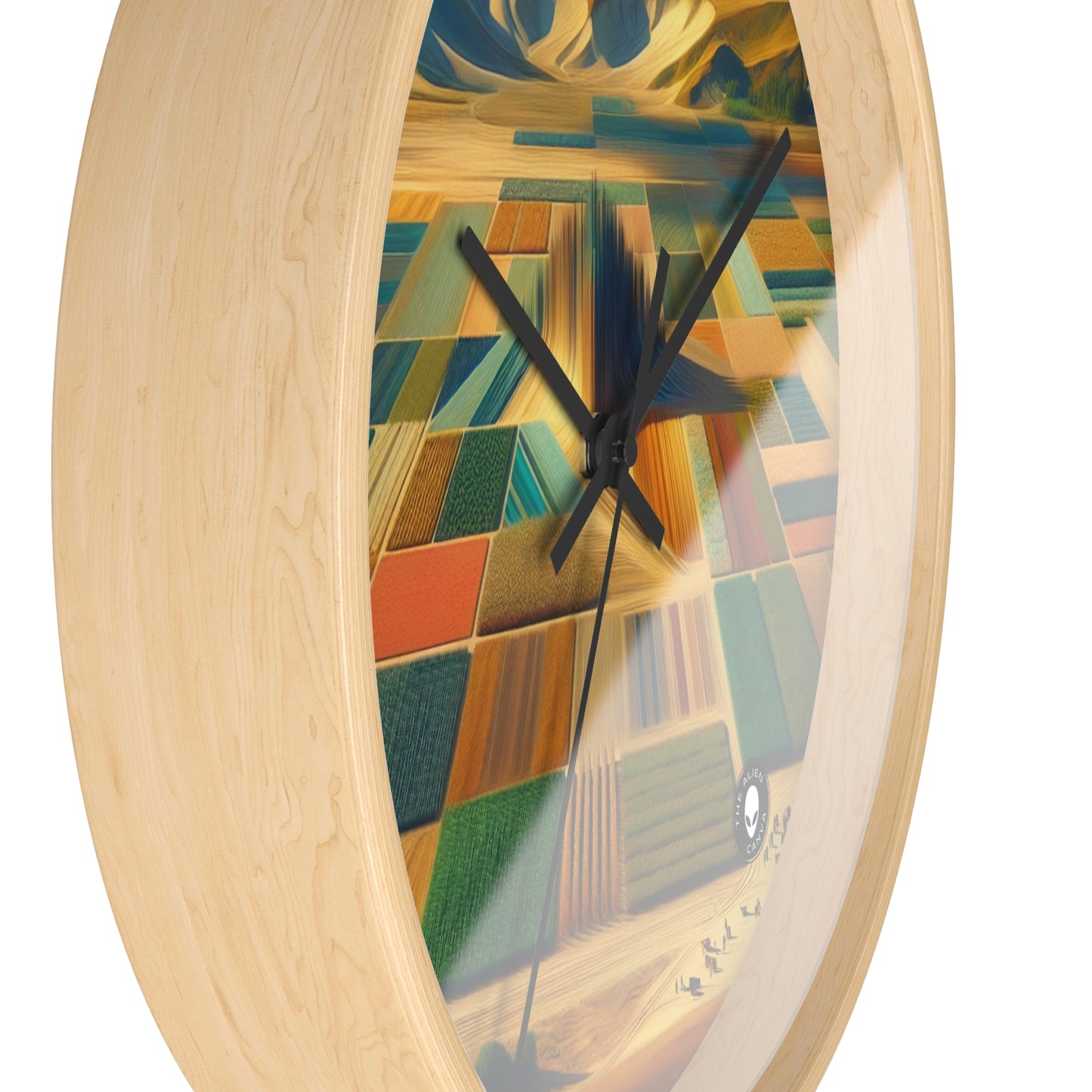 "Forest Mandala: Nature's Harmony" - The Alien Wall Clock Land Art