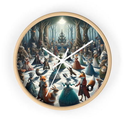 "Fanciful Creatures: Enchanted Masquerade" - The Alien Wall Clock