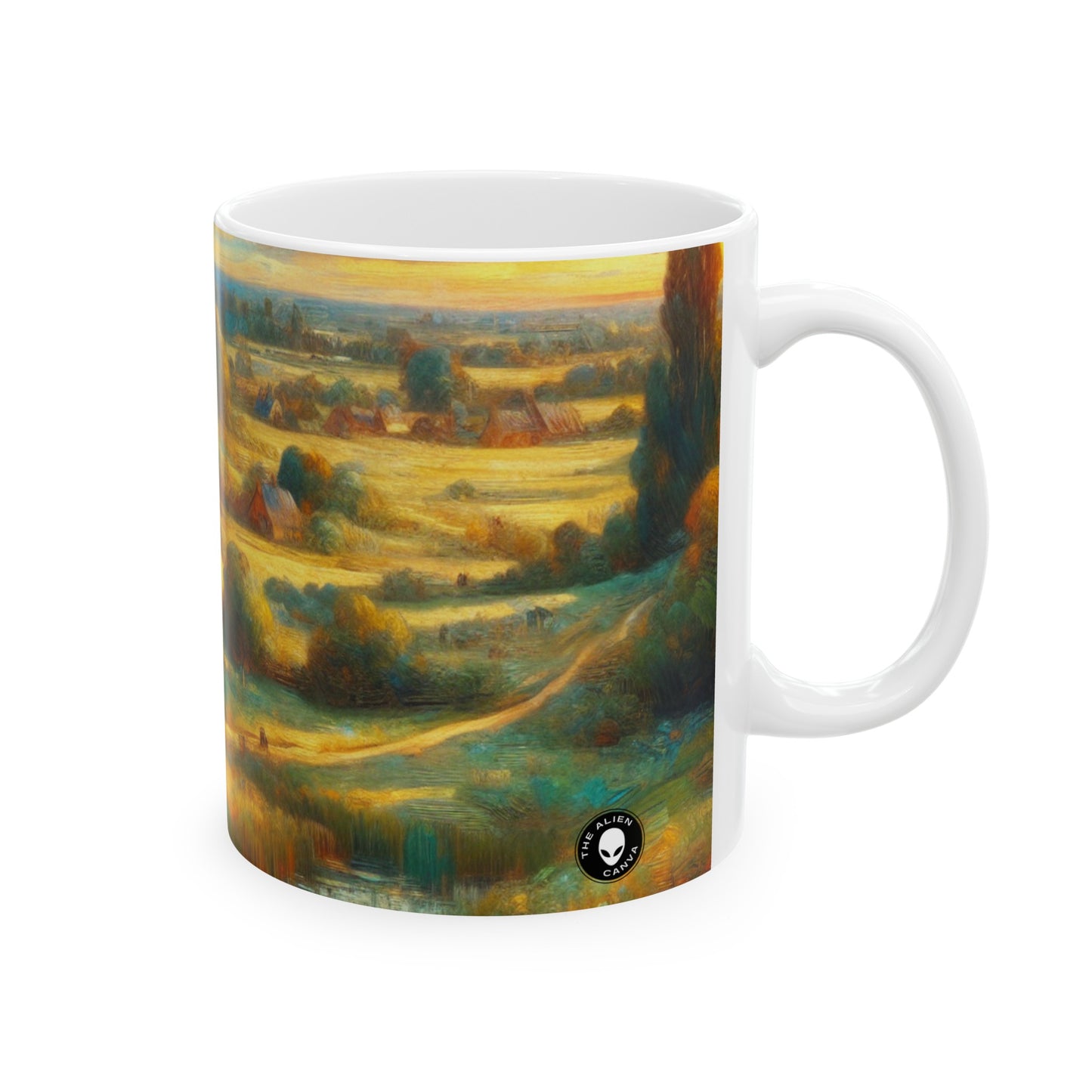 "Fairy Forest Twilight" - The Alien Ceramic Mug 11oz Neoromanticism