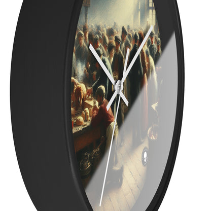 Title: "Conversations for Change" - The Alien Wall Clock Social Realism