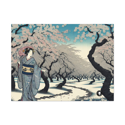 "Blossoming Sky" - The Alien Canva Ukiyo-e (impression japonaise sur bois)