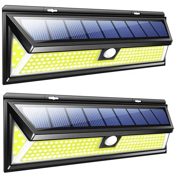 Luz solar 118 LED PIR Sensor de movimiento Luz exterior