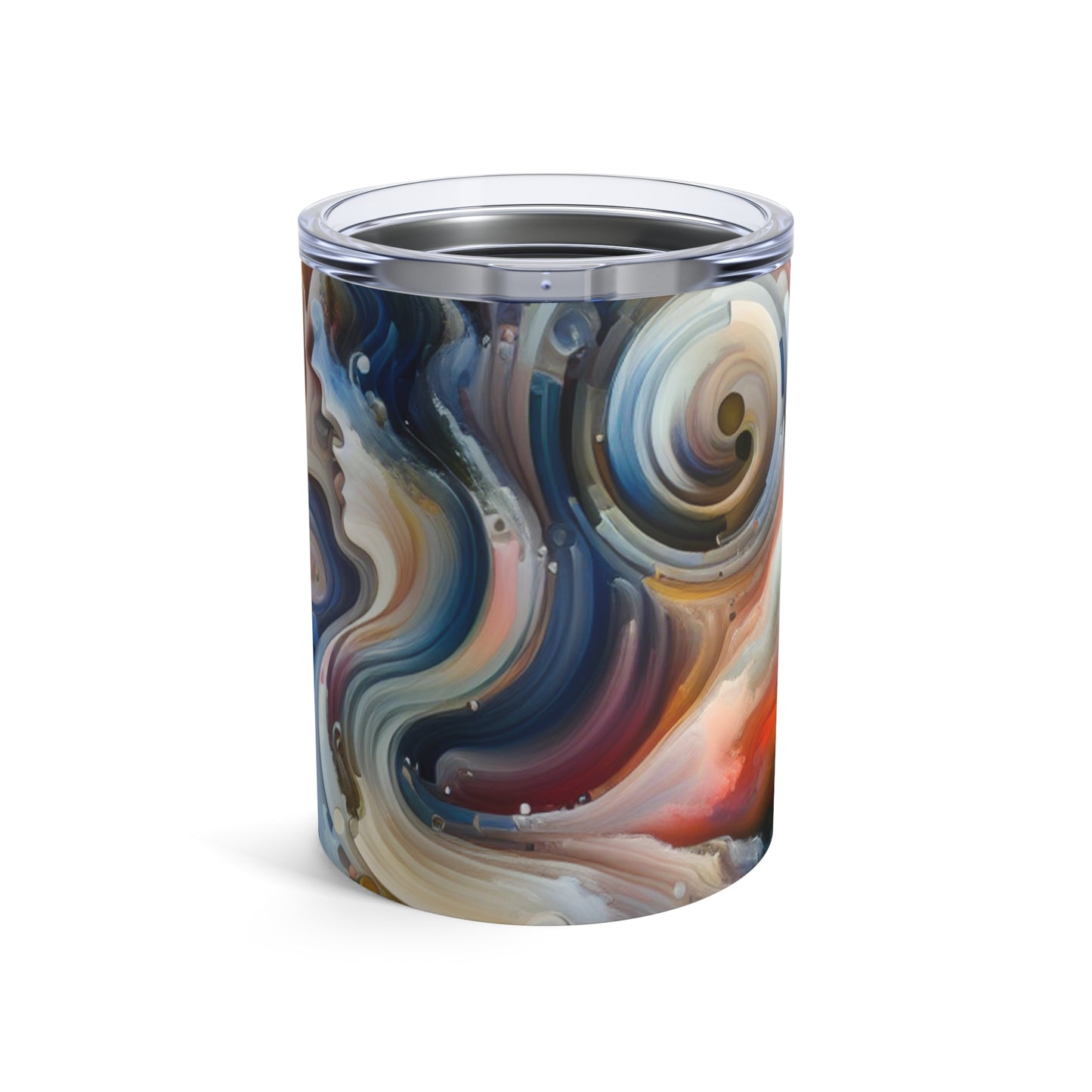 "Living Canvas: The Transcendence of Art and Humanity" - The Alien Tumbler 10oz Video Art